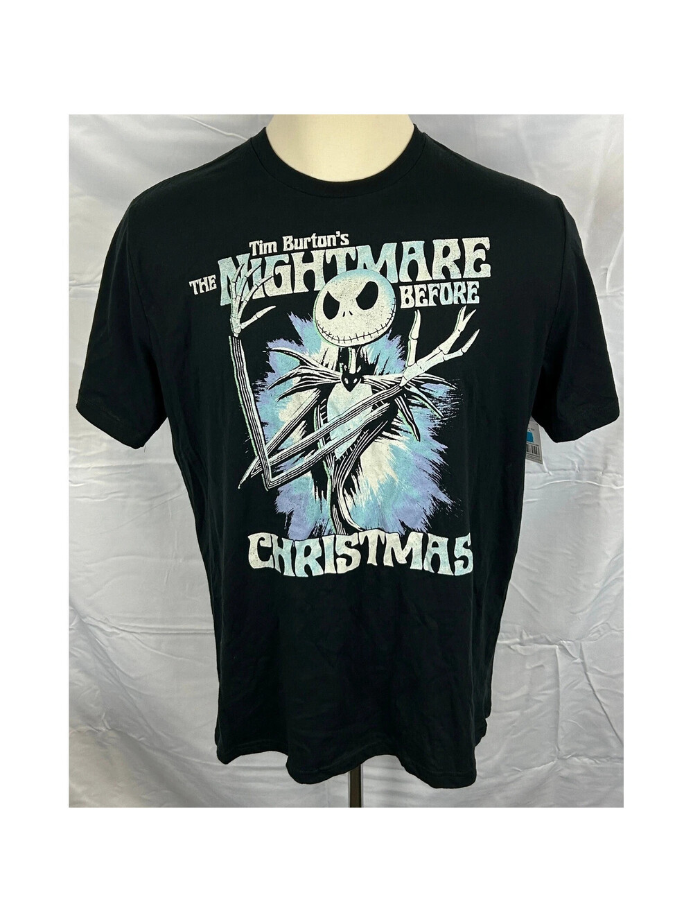 Disney Men's XL The Nightmare Before Christmas Black T-Shirt
